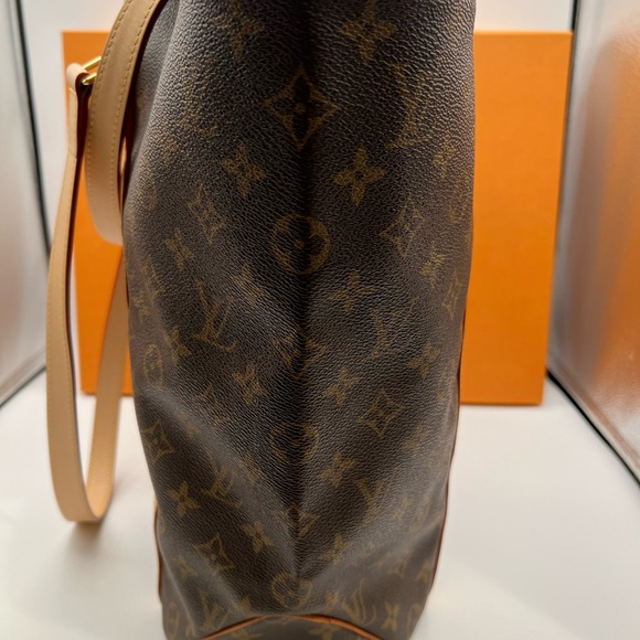 AUTHENTIC LOUIS VUITTON MONOGRAM SAC SHOPPING SHOULDER TOTE BAG - Picture 2 of 8